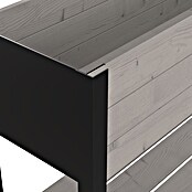 Upyard Hochbeet Modernbox hoch (118 x 36 x 72 cm, Holz, Grau) | BAUHAUS
