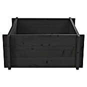 Upyard Hochbeet Multibox (L x B x H: 59 x 59 x 29,5 cm, Holz, Schwarz) | BAUHAUS