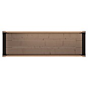 Upyard Huerto Modernbox alto (118 x 36 x 72 cm, Madera, Marrón/Negro) | BAUHAUS
