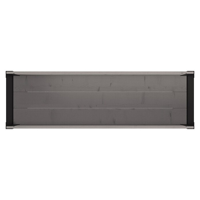 Upyard Hochbeet Modernbox hoch (118 x 36 x 72 cm, Holz, Grau) | BAUHAUS