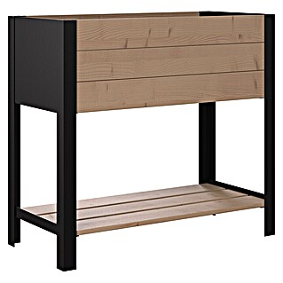 Upyard Huerto Modernbox alto (78 x 36 x 72 cm, Madera, Marrón)