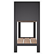 Upyard Huerto Modernbox alto (118 x 36 x 72 cm, Madera, Marrón/Negro) | BAUHAUS