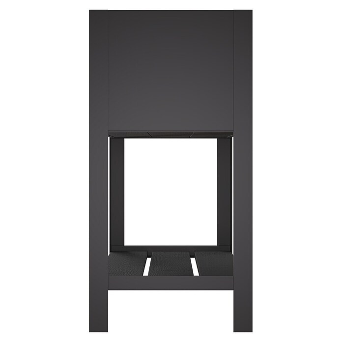 Upyard Huerto Modernbox alto (78 x 36 x 72 cm, Madera, Negro) | BAUHAUS