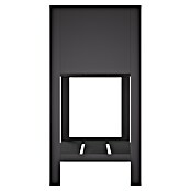 Upyard Huerto Modernbox alto (78 x 36 x 72 cm, Madera, Negro) | BAUHAUS