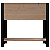 Upyard Huerto Modernbox alto (78 x 36 x 72 cm, Madera, Marrón) | BAUHAUS