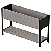 Upyard Hochbeet Modernbox hoch (118 x 36 x 72 cm, Holz, Grau) | BAUHAUS