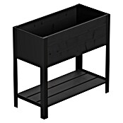 Upyard Huerto Modernbox alto (78 x 36 x 72 cm, Madera, Negro) | BAUHAUS