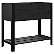 Upyard Huerto Modernbox alto (78 x 36 x 72 cm, Madera, Negro) | BAUHAUS