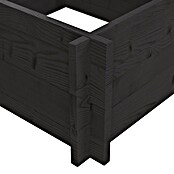 Upyard Hochbeet Multibox (L x B x H: 59 x 59 x 29,5 cm, Holz, Schwarz) | BAUHAUS