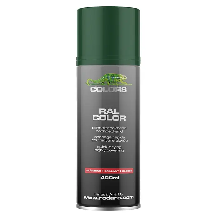 Colors Farbspray Sprühlack 400ml RAL6005 Moosgrün Glanz - RAL6005 - Moosgrün Glanz, Sprühdose