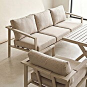 Kactus republic Conjunto de muebles Ímola (5 pzs., Aluminio/Olefina, Champagne) | BAUHAUS