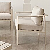 Kactus republic Conjunto de muebles Ímola (5 pzs., Aluminio/Olefina, Champagne) | BAUHAUS