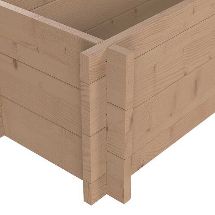Upyard Hochbeet Multibox (L x B x H: 59 x 29,5 x 29,5 cm, Holz, Braun) | BAUHAUS
