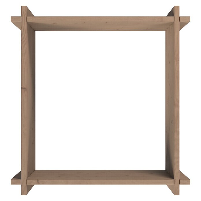 Upyard Hochbeet Multibox (L x B x H: 59 x 59 x 29,5 cm, Holz, Braun) | BAUHAUS