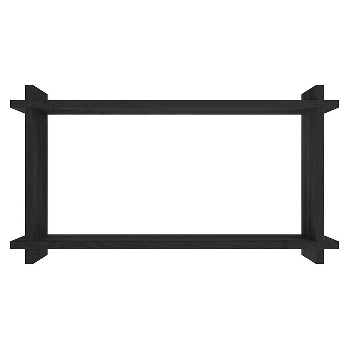 Upyard Hochbeet Multibox (L x B x H: 79 x 39,5 x 29,5 cm, Holz, Schwarz) | BAUHAUS