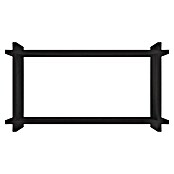 Upyard Hochbeet Multibox (L x B x H: 79 x 39,5 x 29,5 cm, Holz, Schwarz) | BAUHAUS