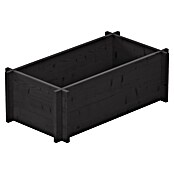 Upyard Hochbeet Multibox (L x B x H: 79 x 39,5 x 29,5 cm, Holz, Schwarz) | BAUHAUS