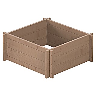 Upyard Hochbeet Multibox (L x B x H: 59 x 59 x 29,5 cm, Holz, Braun)