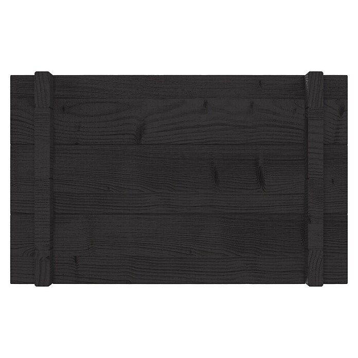 Upyard Hochbeet Multibox (L x B x H: 79 x 39,5 x 29,5 cm, Holz, Schwarz) | BAUHAUS