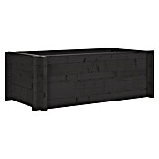 Upyard Hochbeet Multibox (L x B x H: 79 x 39,5 x 29,5 cm, Holz, Schwarz) | BAUHAUS
