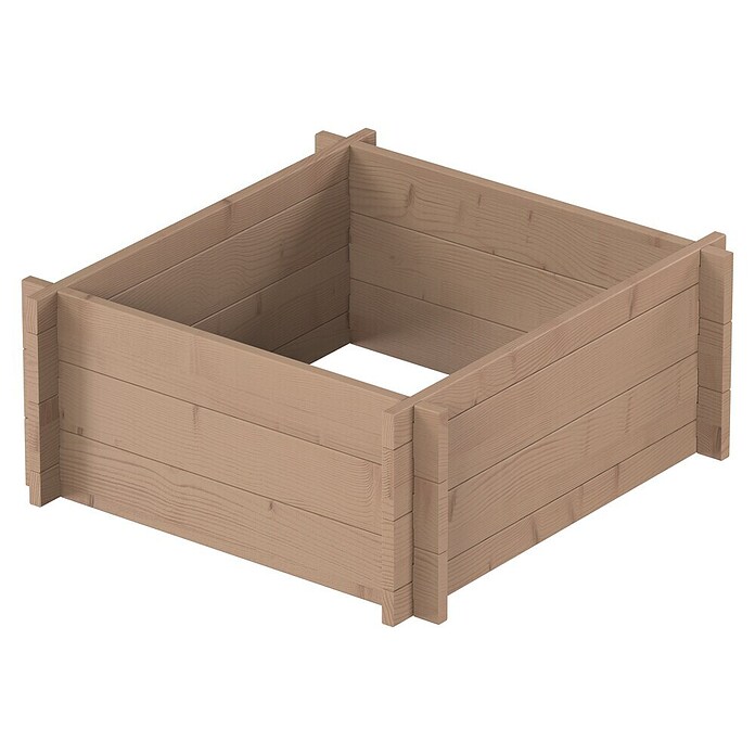 Upyard Hochbeet Multibox (L x B x H: 59 x 59 x 29,5 cm, Holz, Braun) | BAUHAUS