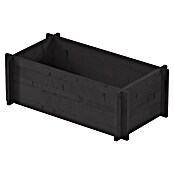 Upyard Hochbeet Multibox (L x B x H: 79 x 39,5 x 29,5 cm, Holz, Schwarz) | BAUHAUS