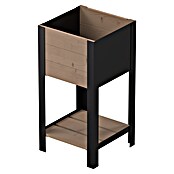 Upyard Huerto Modernbox alto (36 x 36 x 72 cm, Madera, Marrón) | BAUHAUS