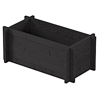 Upyard Hochbeet Multibox (L x B x H: 59 x 29,5 x 29,5 cm, Holz, Schwarz)