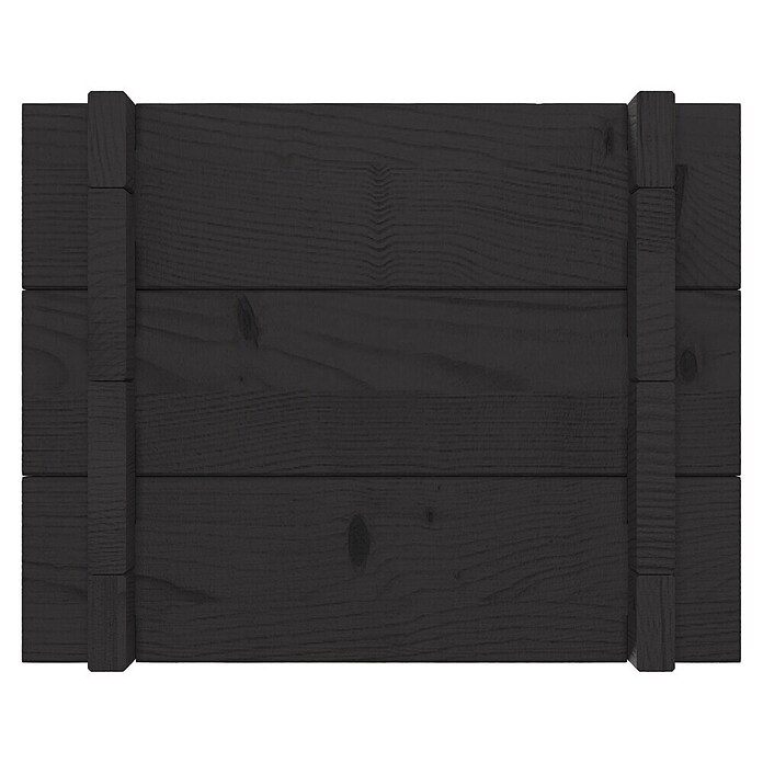 Upyard Hochbeet Multibox (L x B x H: 59 x 29,5 x 29,5 cm, Holz, Schwarz) | BAUHAUS