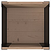 Upyard Huerto Modernbox alto (36 x 36 x 72 cm, Madera, Marrón) | BAUHAUS