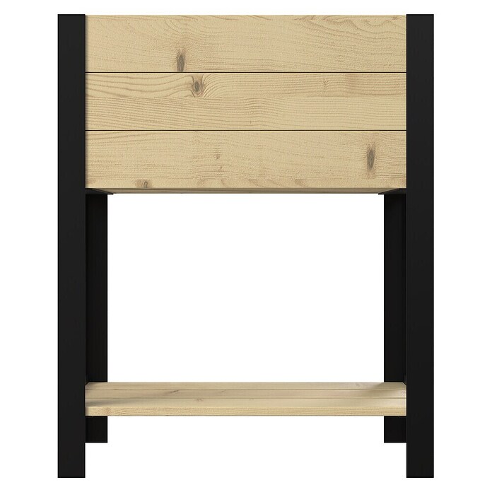 Upyard Huerto Modernbox alto (58 x 36 x 72 cm, Madera, Natural) | BAUHAUS