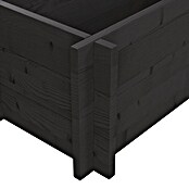 Upyard Hochbeet Multibox (L x B x H: 59 x 29,5 x 29,5 cm, Holz, Schwarz) | BAUHAUS