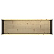 Upyard Hochbeet Modernbox hoch (118 x 36 x 72 cm, Holz, Natur/Schwarz) | BAUHAUS