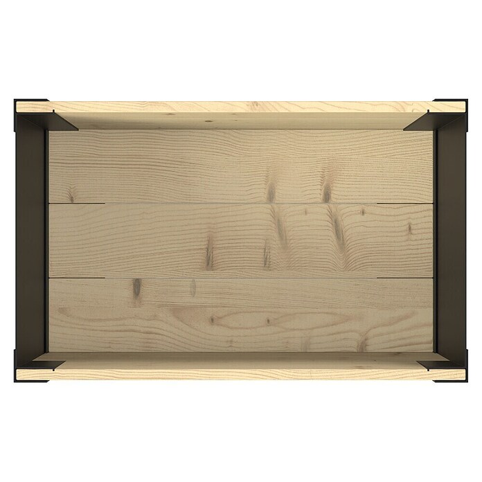 Upyard Huerto Modernbox alto (58 x 36 x 72 cm, Madera, Natural) | BAUHAUS