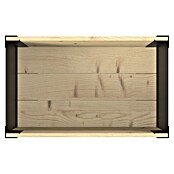 Upyard Huerto Modernbox alto (58 x 36 x 72 cm, Madera, Natural) | BAUHAUS