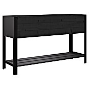 Upyard Huerto Modernbox alto (118 x 36 x 72 cm, Madera, Negro) | BAUHAUS