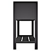 Upyard Hochbeet Modernbox hoch (118 x 36 x 72 cm, Holz, Schwarz) | BAUHAUS
