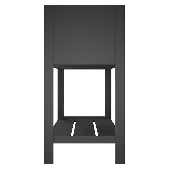 Upyard Hochbeet Modernbox hoch (118 x 36 x 72 cm, Holz, Schwarz) | BAUHAUS