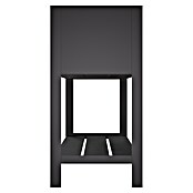Upyard Huerto Modernbox alto (118 x 36 x 72 cm, Madera, Negro) | BAUHAUS