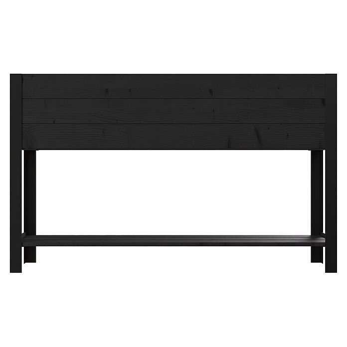 Upyard Hochbeet Modernbox hoch (118 x 36 x 72 cm, Holz, Schwarz) | BAUHAUS