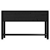 Upyard Huerto Modernbox alto (118 x 36 x 72 cm, Madera, Negro) | BAUHAUS