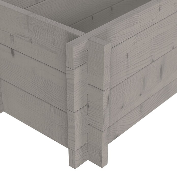 Upyard Hochbeet Multibox (L x B x H: 59 x 29,5 x 29,5 cm, Holz, Grau) | BAUHAUS