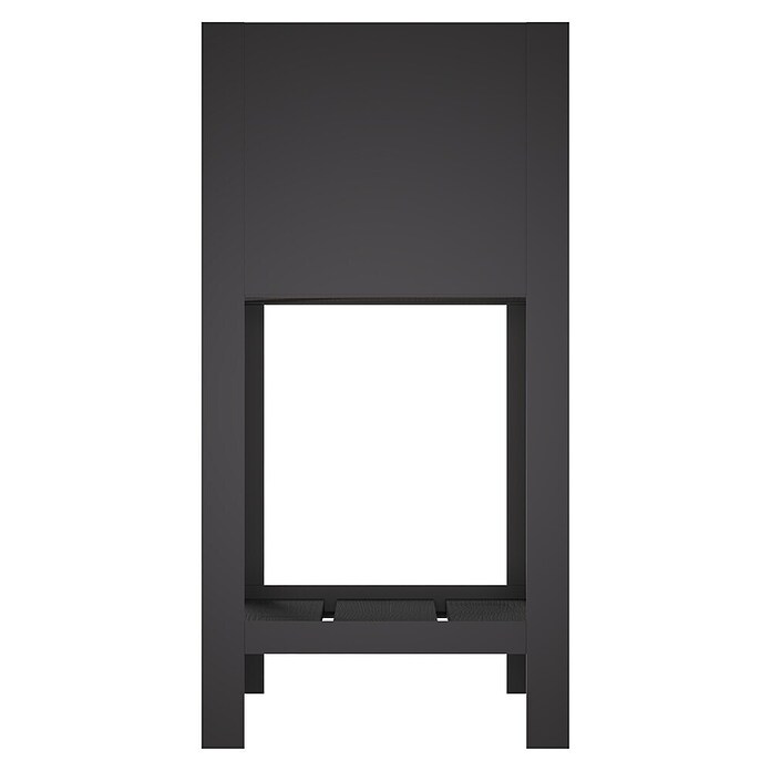Upyard Hochbeet Modernbox hoch (36 x 36 x 72 cm, Holz, Schwarz) | BAUHAUS