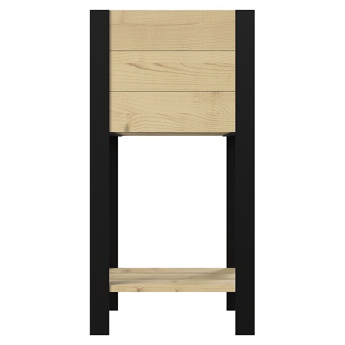 Upyard Huerto Modernbox alto (36 x 36 x 72 cm, Madera, Natural) | BAUHAUS
