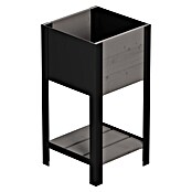 Upyard Hochbeet Modernbox hoch (36 x 36 x 72 cm, Holz, Grau) | BAUHAUS