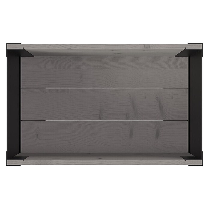 Upyard Hochbeet Modernbox hoch (58 x 36 x 72 cm, Holz, Grau) | BAUHAUS