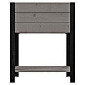 Upyard Hochbeet Modernbox hoch (58 x 36 x 72 cm, Holz, Grau) | BAUHAUS