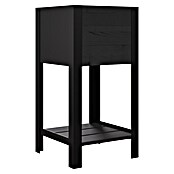 Upyard Hochbeet Modernbox hoch (36 x 36 x 72 cm, Holz, Schwarz) | BAUHAUS
