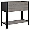 Upyard Hochbeet Modernbox hoch (78 x 36 x 72 cm, Holz, Grau) | BAUHAUS