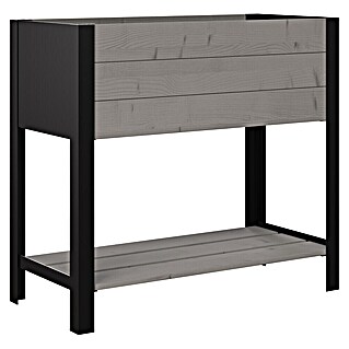 Upyard Huerto Modernbox alto (78 x 36 x 72 cm, Madera, Gris)